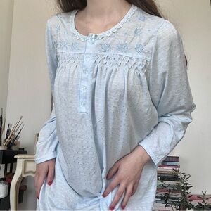 Blue Babydoll Nightgown
